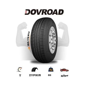 لاستیک داورود با گل zyphira و پهنای 185